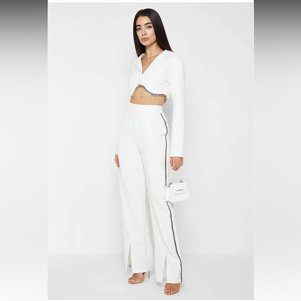 Maniere De Voir White Suit Set